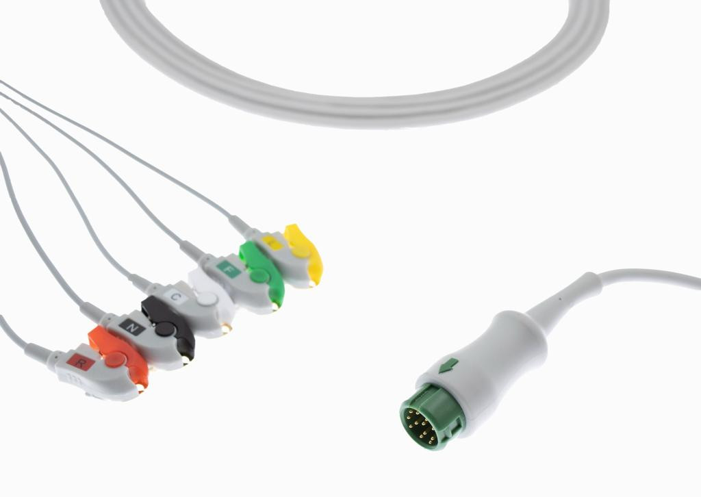 Philips 5 Lead Ekg Kablosu - Doğrudan ( Clip )
