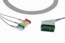 Nihon Kohden 3 Lead Ekg Kablosu - Doğrudan ( Clip )
